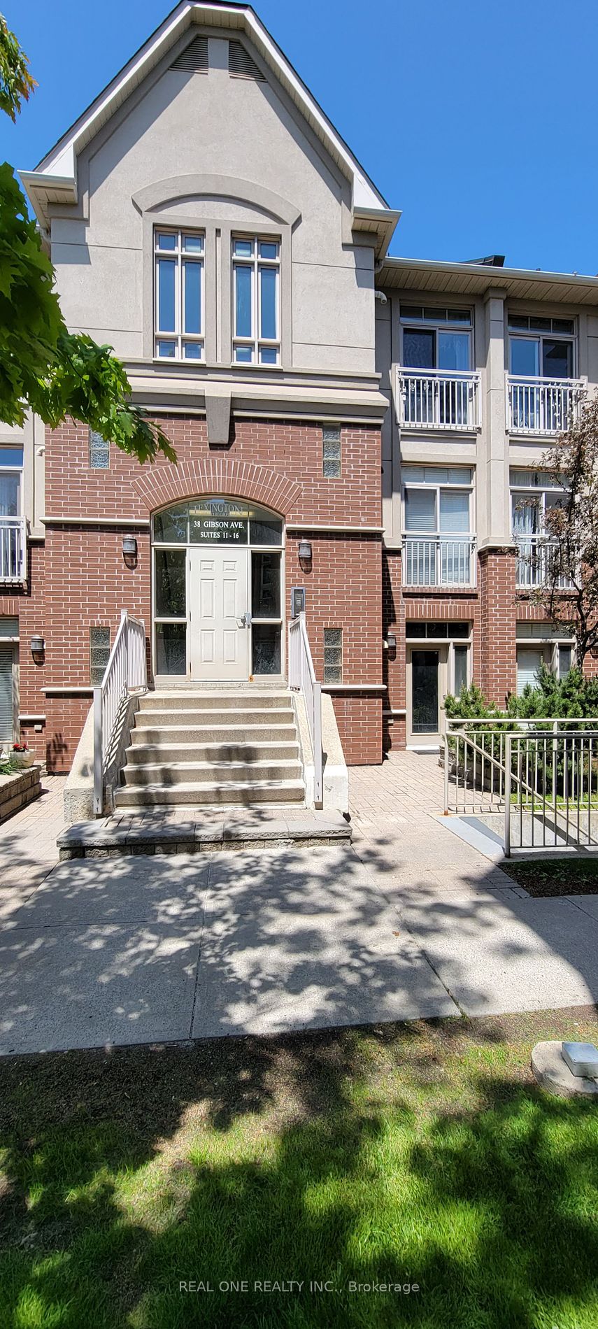 Condo Townhouse house for sale at 38 Gibson Ave Toronto Ontario