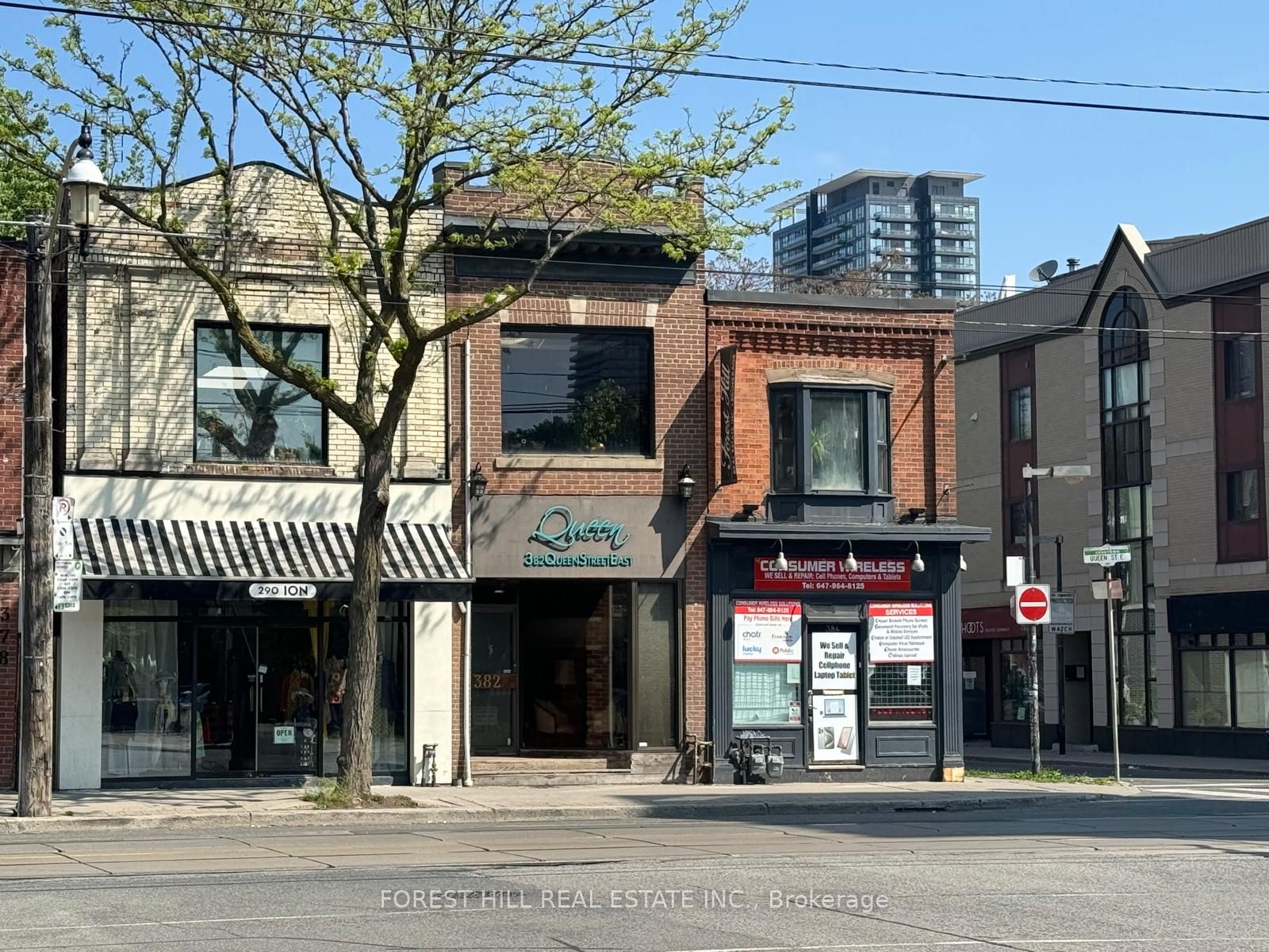 Store W/Apt/Office house for sale at 384 Queen St E Toronto Ontario