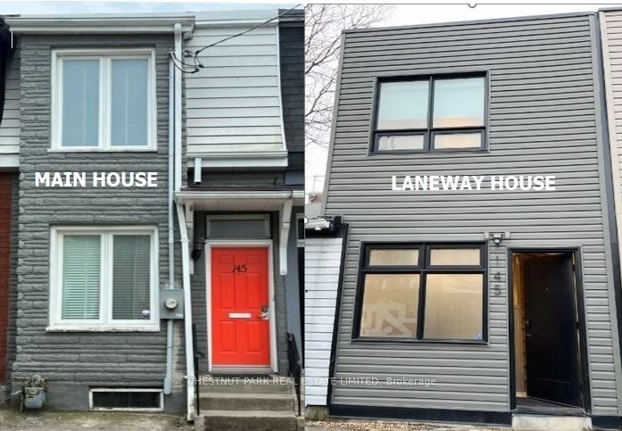 Att/Row/Twnhouse house for sale at 145 Wolseley St Toronto Ontario
