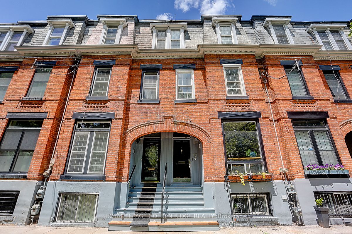 Att/Row/Twnhouse house for sale at 12 Monteith St Toronto Ontario