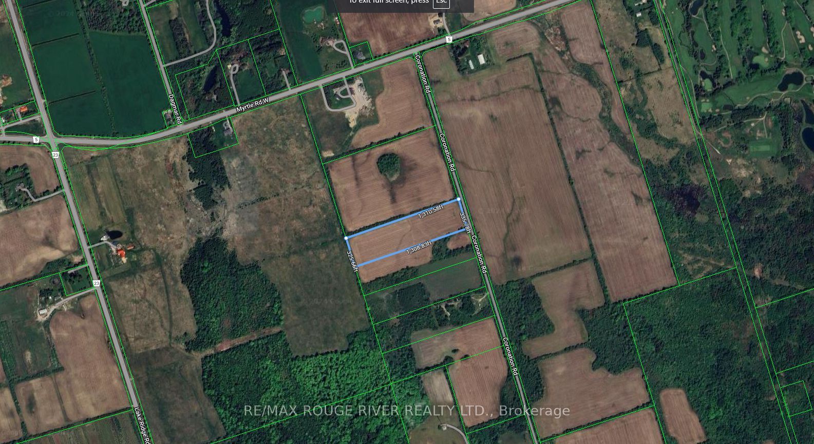 Vacant Land house for sale at 8700 Coronation Rd Whitby Ontario