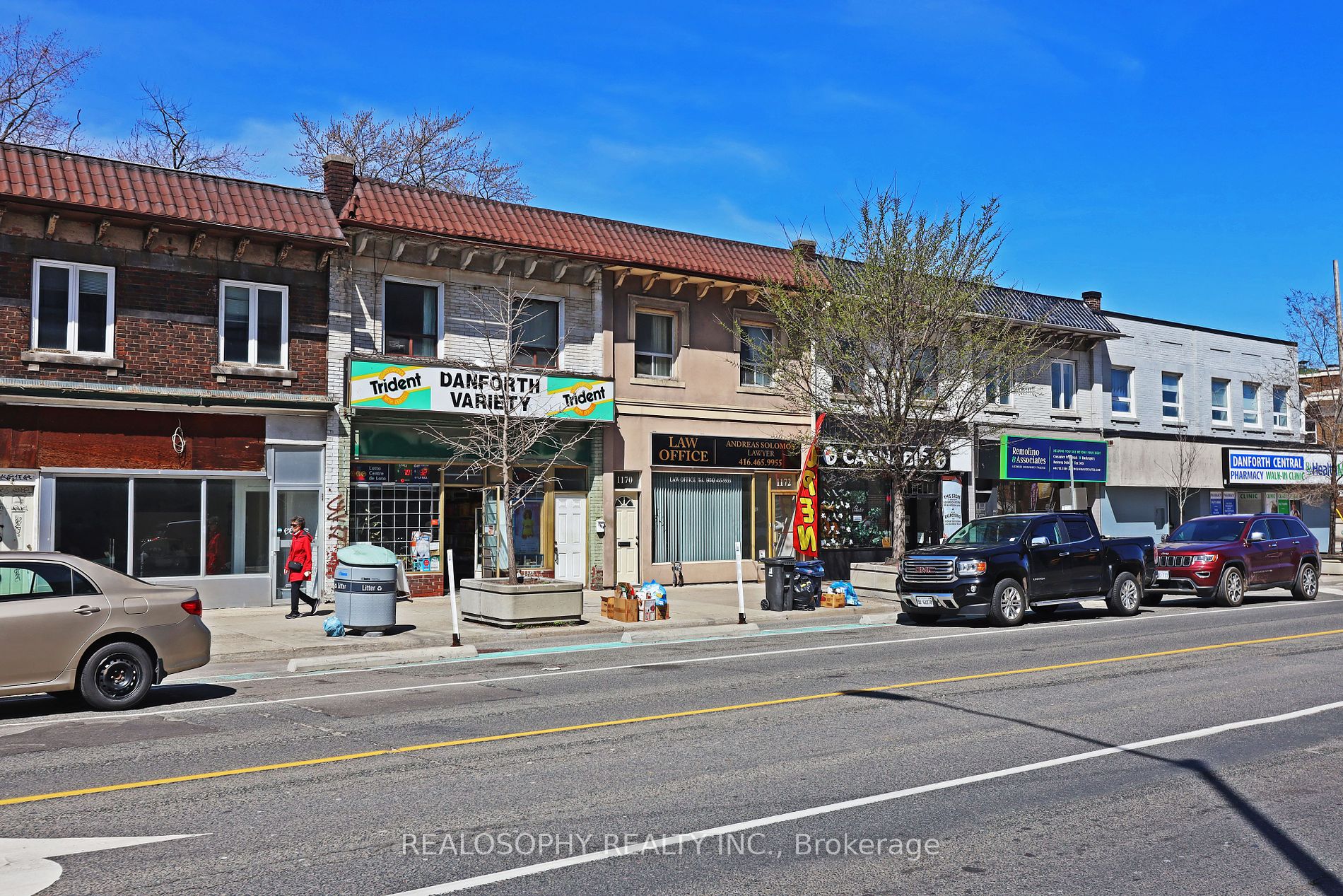 Store W/Apt/Office house for sale at 1170 Danforth Ave Toronto Ontario