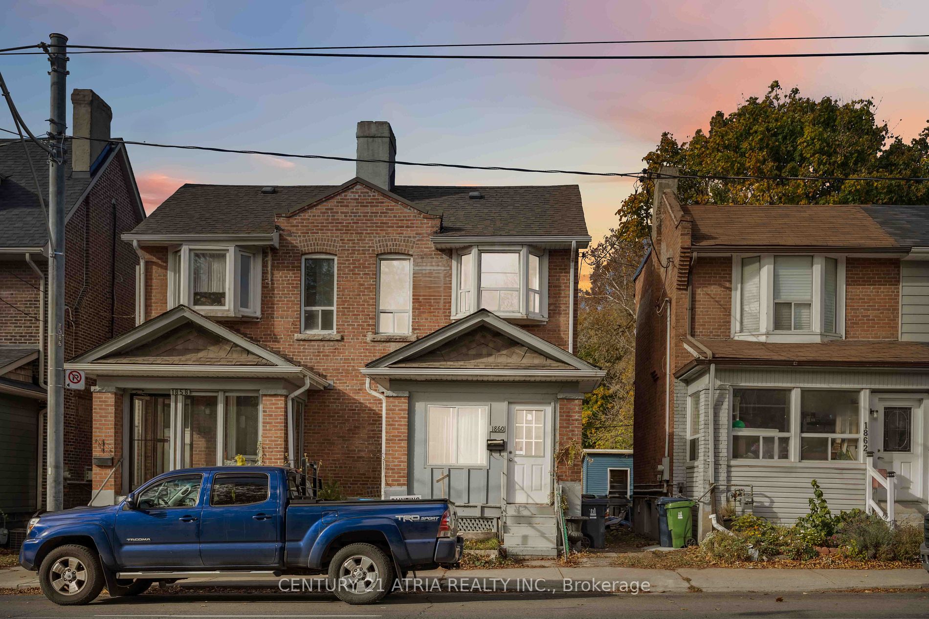 Semi-Detached house for sale at 1860 Gerrard St E Toronto Ontario