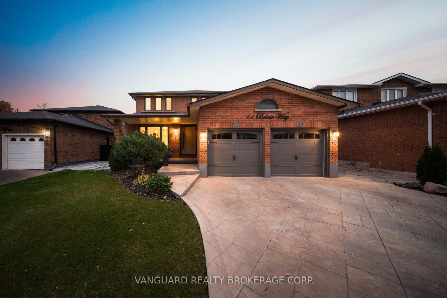 Detached house for sale at 61 Belair Way Vaughan Ontario