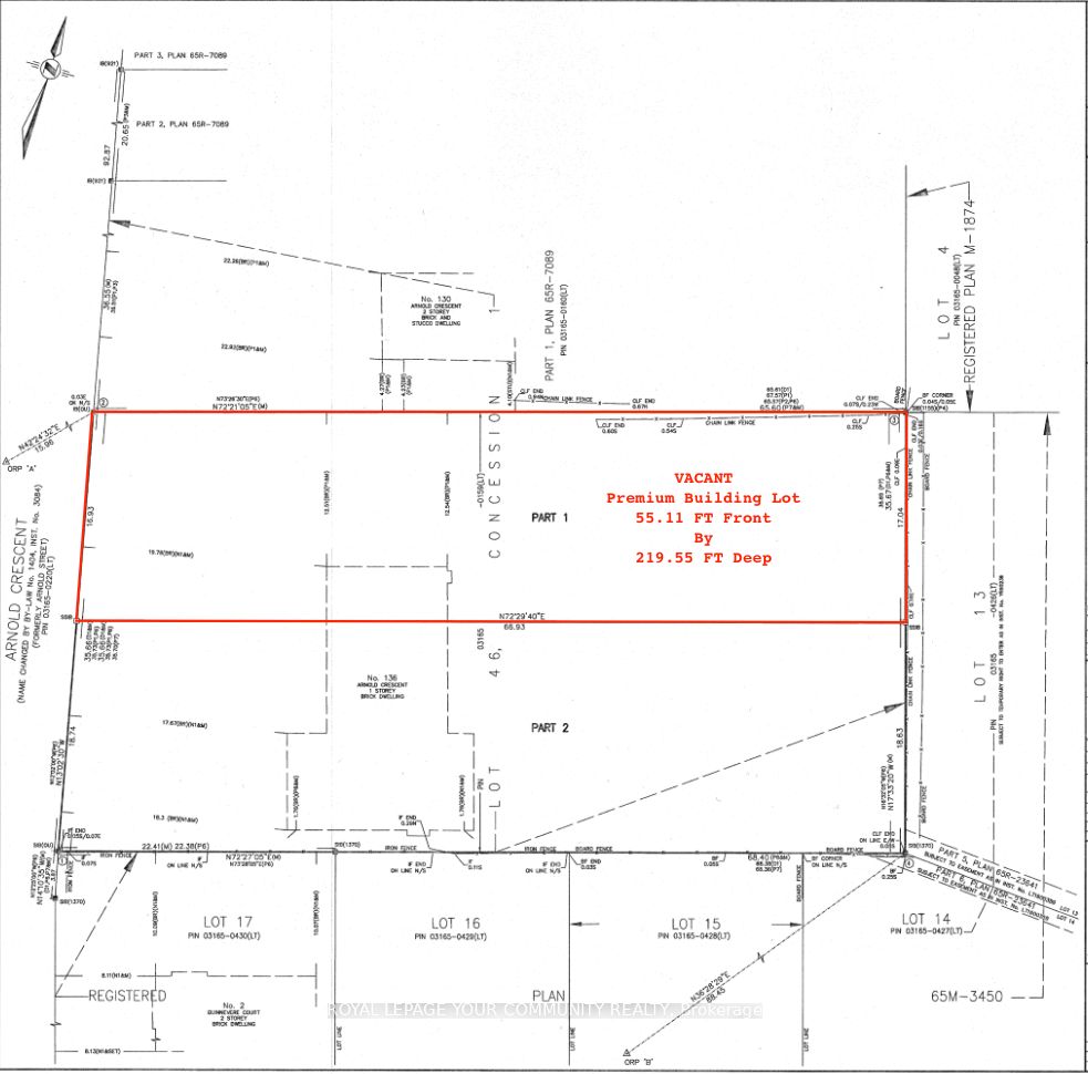 Vacant Land house for sale at 136A Arnold Cres Richmond Hill Ontario