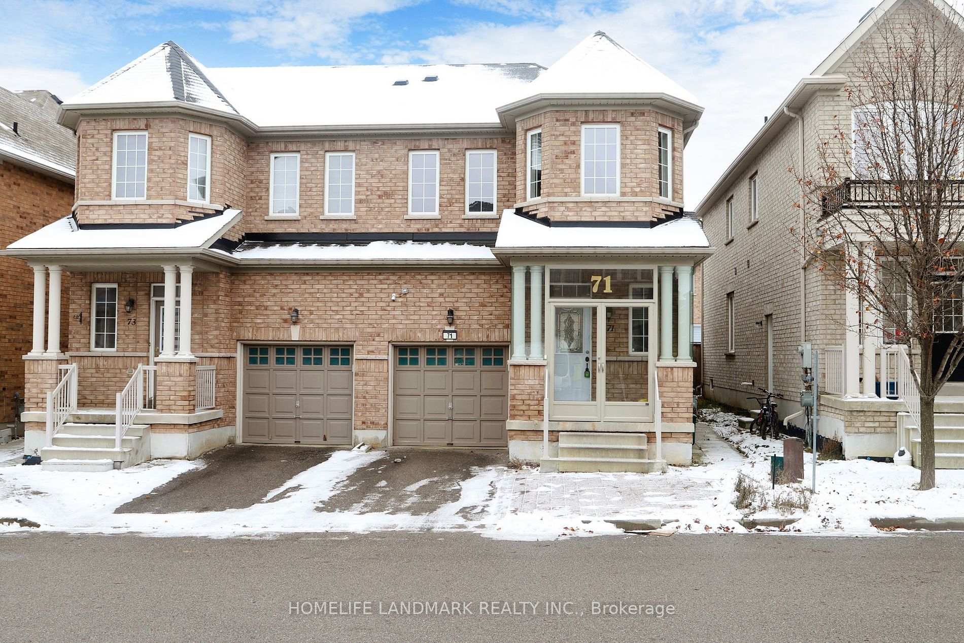 Semi-Detached house for sale at 71 Coleluke Lane Markham Ontario