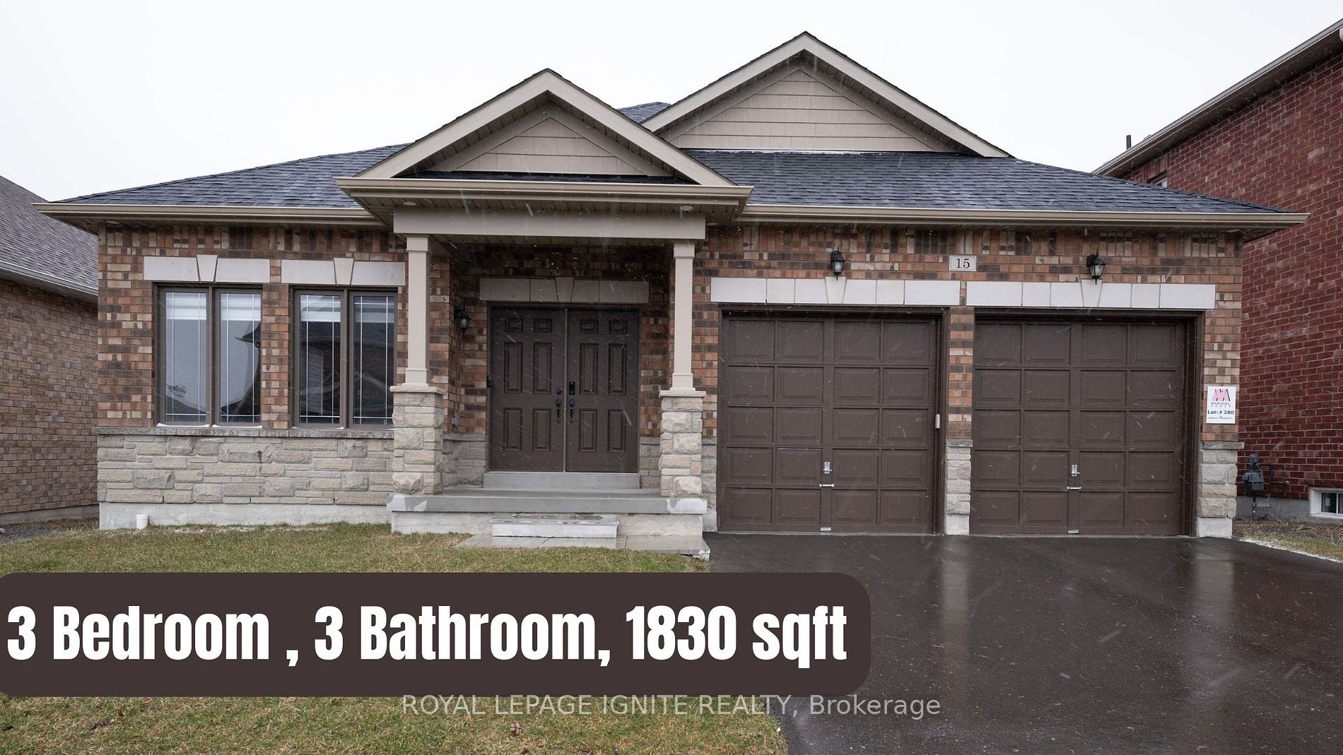 Detached house for sale at 15 Butcher St Brock Ontario