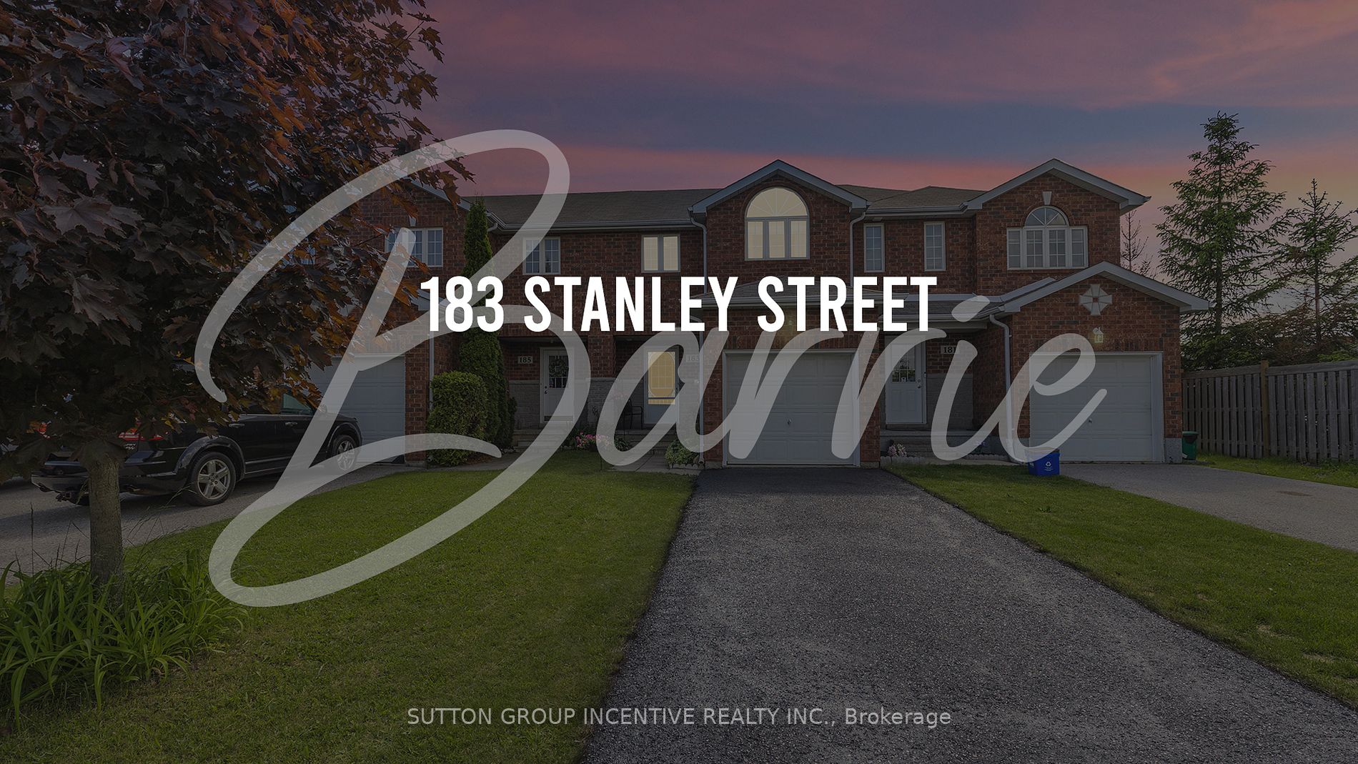 Att/Row/Twnhouse house for sale at 183 Stanley St N Barrie Ontario