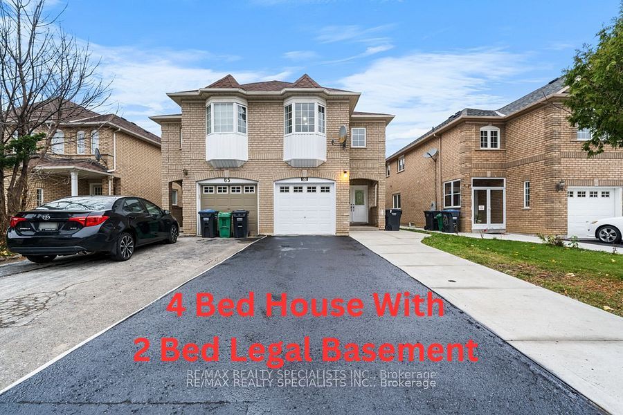 Semi-Detached house for sale at 63 Weather Vane Lane Brampton Ontario