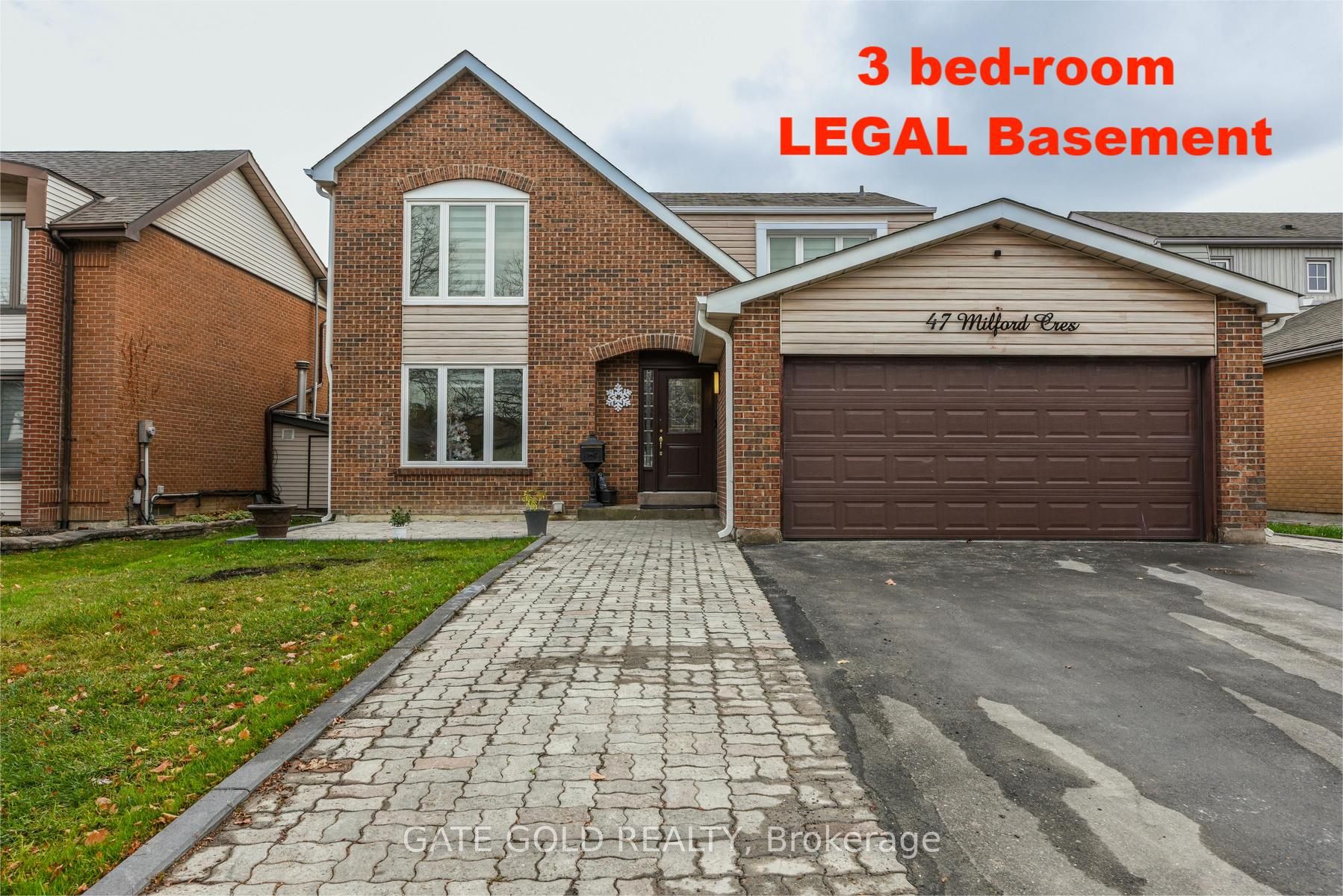 Detached house for sale at 47 Milford Cres S Brampton Ontario