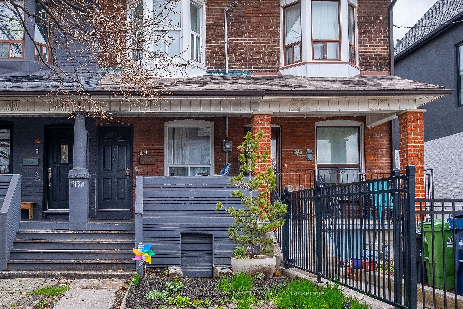 Att/Row/Twnhouse house for sale at 193 Emerson Ave Toronto Ontario