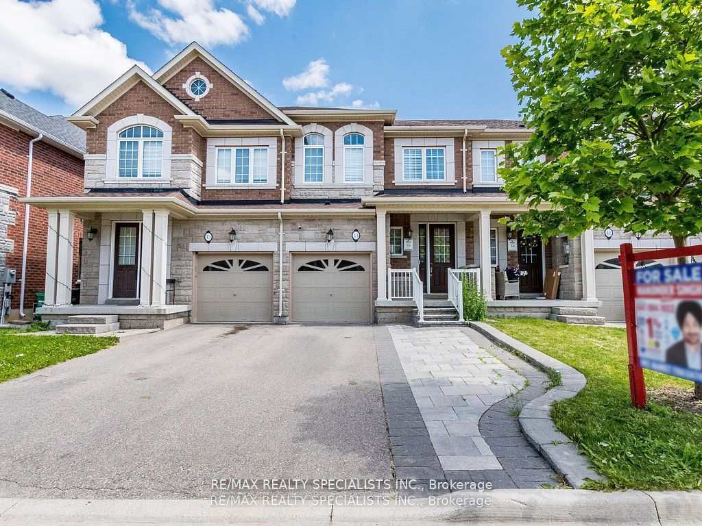 Att/Row/Twnhouse house for sale at 13 Kempsford Cres Brampton Ontario