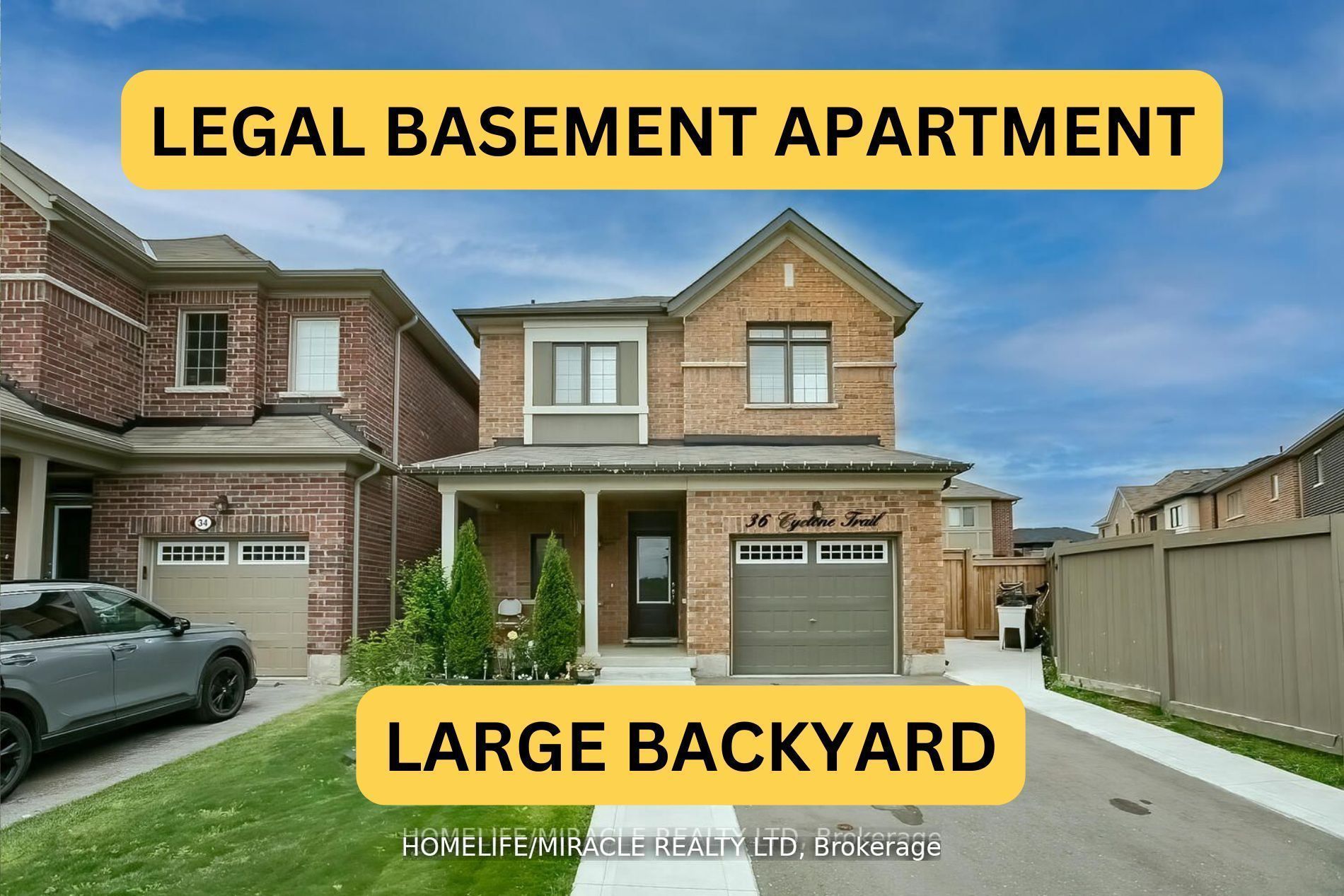 Detached house for sale at 36 Cyclone Tr Brampton Ontario