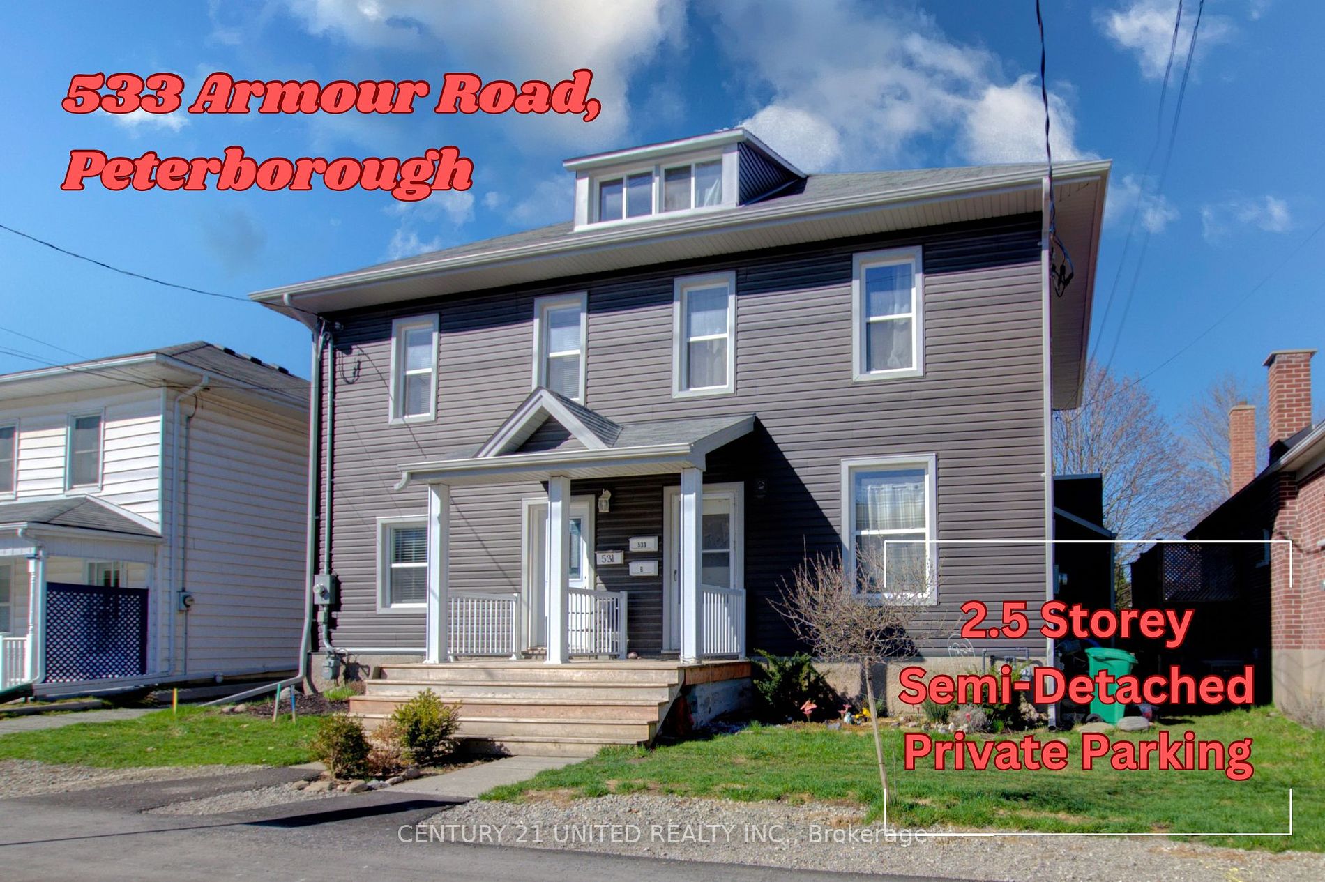 Semi-Detached house for sale at 533 Armour Rd Peterborough Ontario