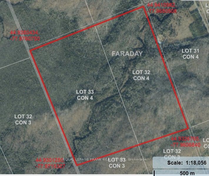 Vacant Land house for sale at 32 & 33 Concession 4 Bancroft Ontario