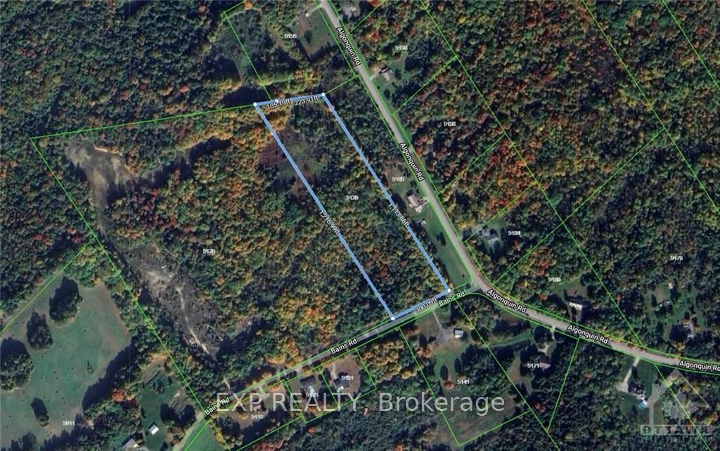 Vacant Land house for sale at 5120 BAINS Rd Augusta Ontario